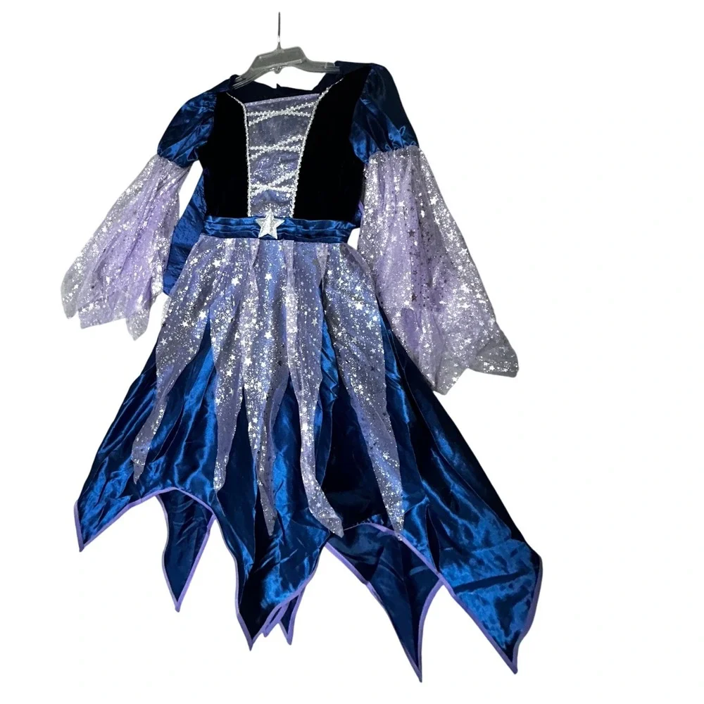 Fairytale Witch Costume Dress with Hat‎ Halloween Cosplay - Party Outfit